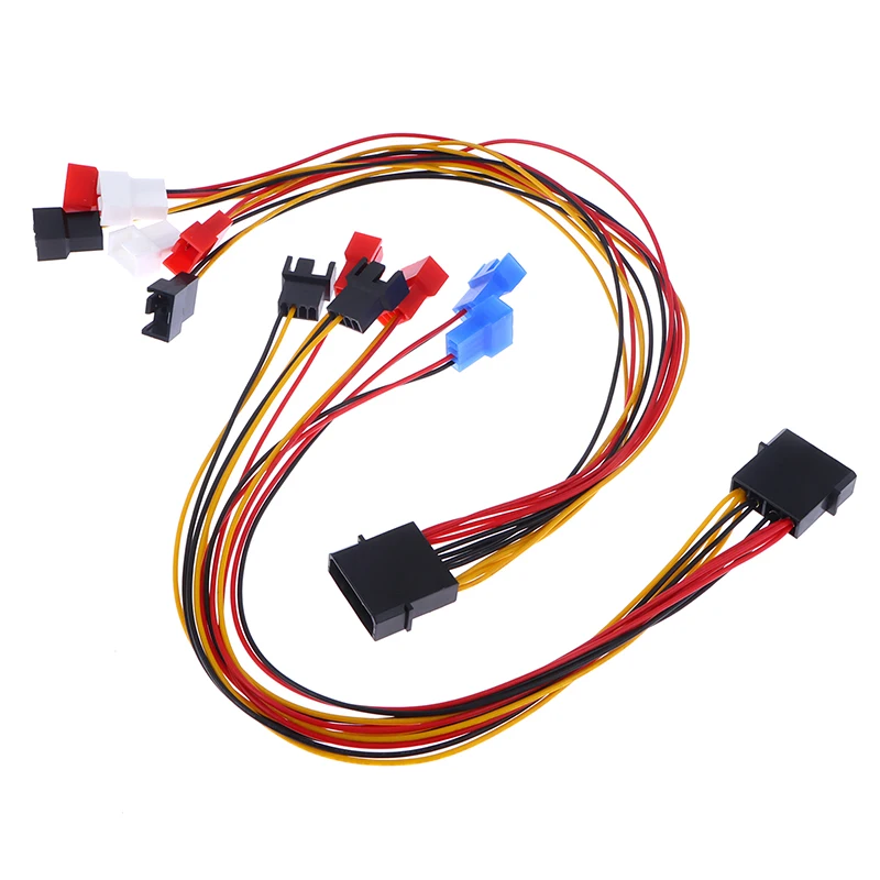 Кабель питания для вентилятора компьютера, 4 контакта, от Molex до 3 контактов, 12 В, 7 в, 5 В
Кабель питания для вентилятора компьютера, 4 контакта, от Molex до 3 контактов, 12 В, 7 в, 5 В