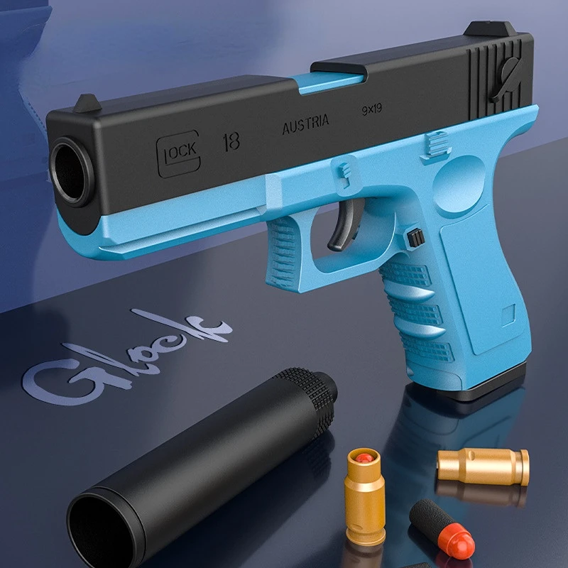 Goldentime Kids Toy Gun Colt Toy Pistol with Colorful Soft Bullets,Ejecting Magazine and Pull Back Action
Goldentime Kids Toy Gun Colt Toy Pistol with Colorful Soft Bullets,Ejecting Magazine and Pull Back Action