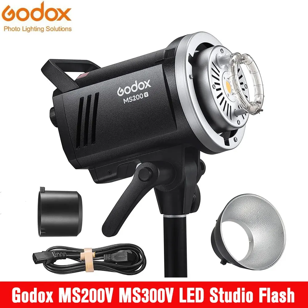 Светодиодная студийная вспышка Godox MS300V 300Ws MS200V 200Ws, беспроводной приемник 2,4G, легкий компактный светодиодный моделирующий светильник с креп...
Светодиодная студийная вспышка Godox MS300V 300Ws MS200V 200Ws, беспроводной приемник 2,4G, легкий компактный светодиодный моделирующий светильник с креп...