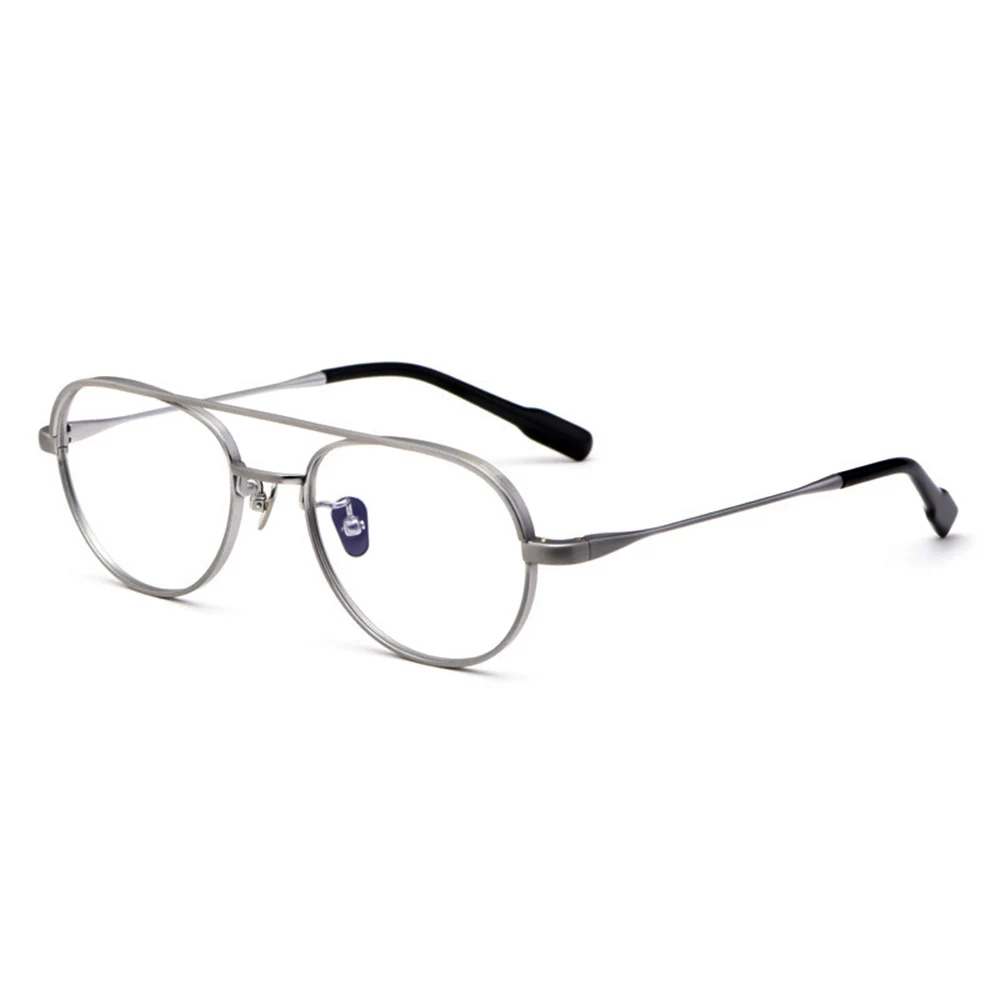 Pure Titanium Light Weight Pilot Double Bridge Men Optical Frame Custom Photochromic Myopia Reading Glasses Prescription Lens
Pure Titanium Light Weight Pilot Double Bridge Men Optical Frame Custom Photochromic Myopia Reading Glasses Prescription Lens