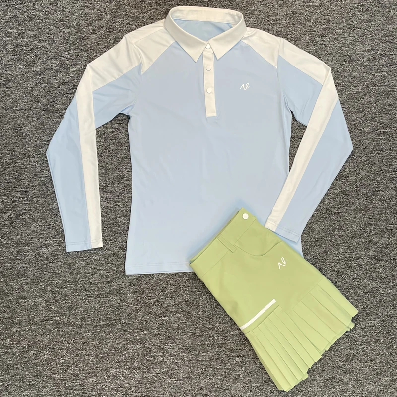 Netls Golf summer and autumn contrast color new women's sunscreen long sleeve quick drying Sports Top comfortable fashion Jersey
Netls Golf summer and autumn contrast color new women's sunscreen long sleeve quick drying Sports Top comfortable fashion Jersey