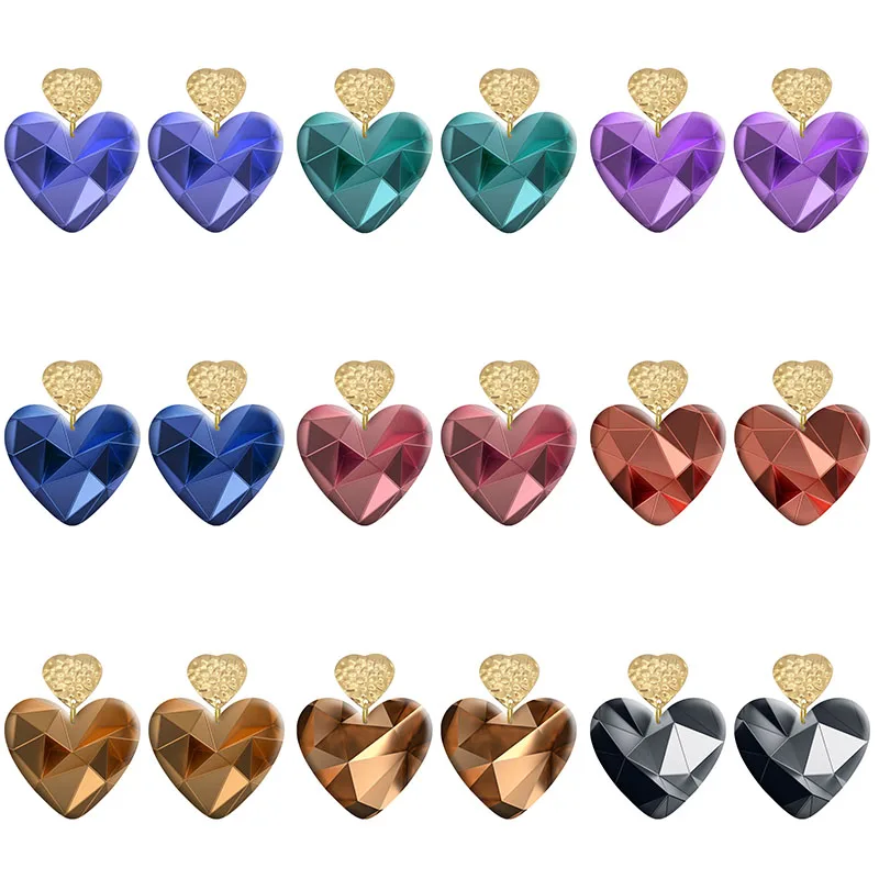 Geometry Love Good Quality Acrylic Heart Hook Earrings For Women Piercing Ear Drop Dangle Jewelry R1630 
Geometry Love Good Quality Acrylic Heart Hook Earrings For Women Piercing Ear Drop Dangle Jewelry R1630