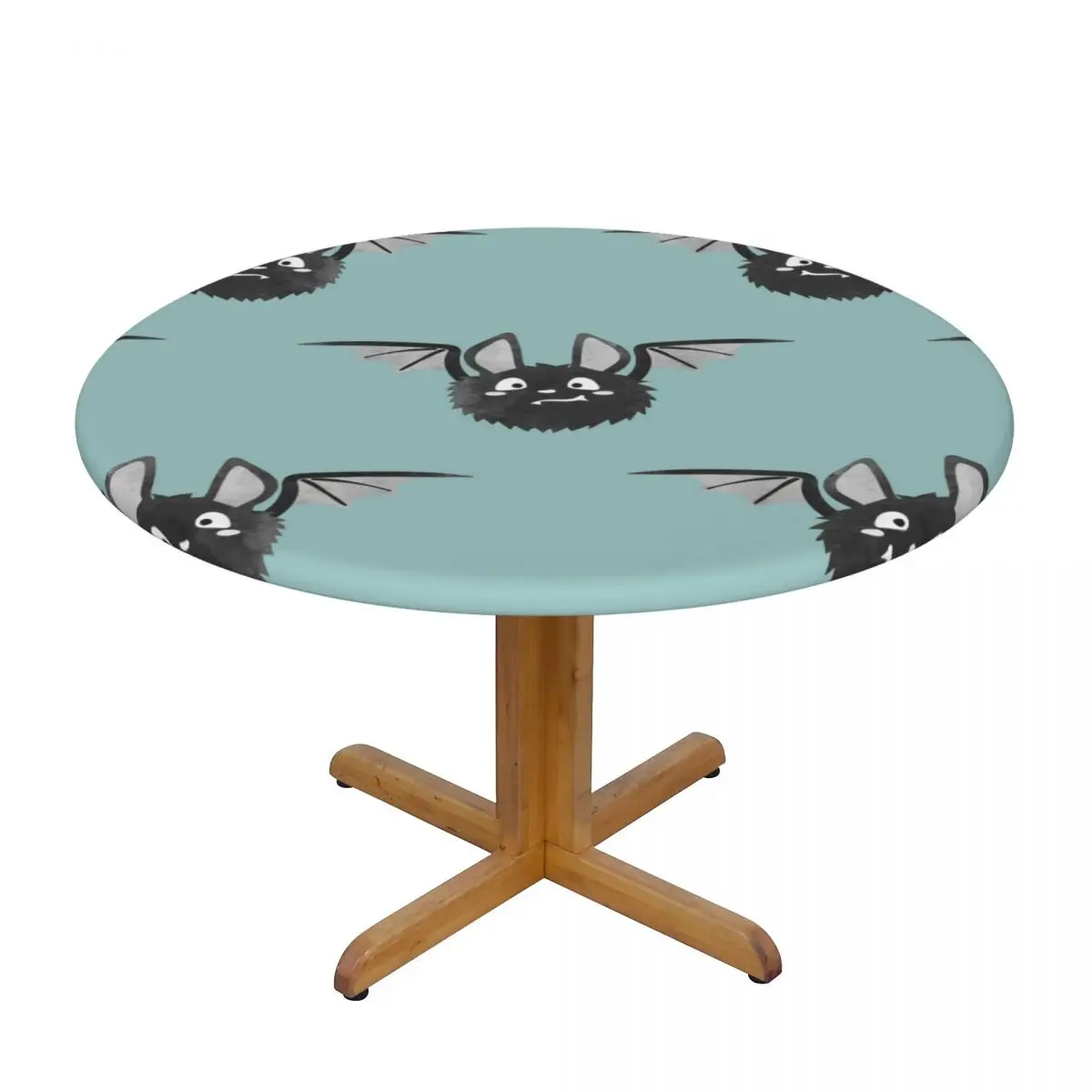 Round Table Cover Cloth Protector Polyester Tablecloth Cute Bats Pattern Fitted Table Cover with Elastic Edged
Round Table Cover Cloth Protector Polyester Tablecloth Cute Bats Pattern Fitted Table Cover with Elastic Edged
