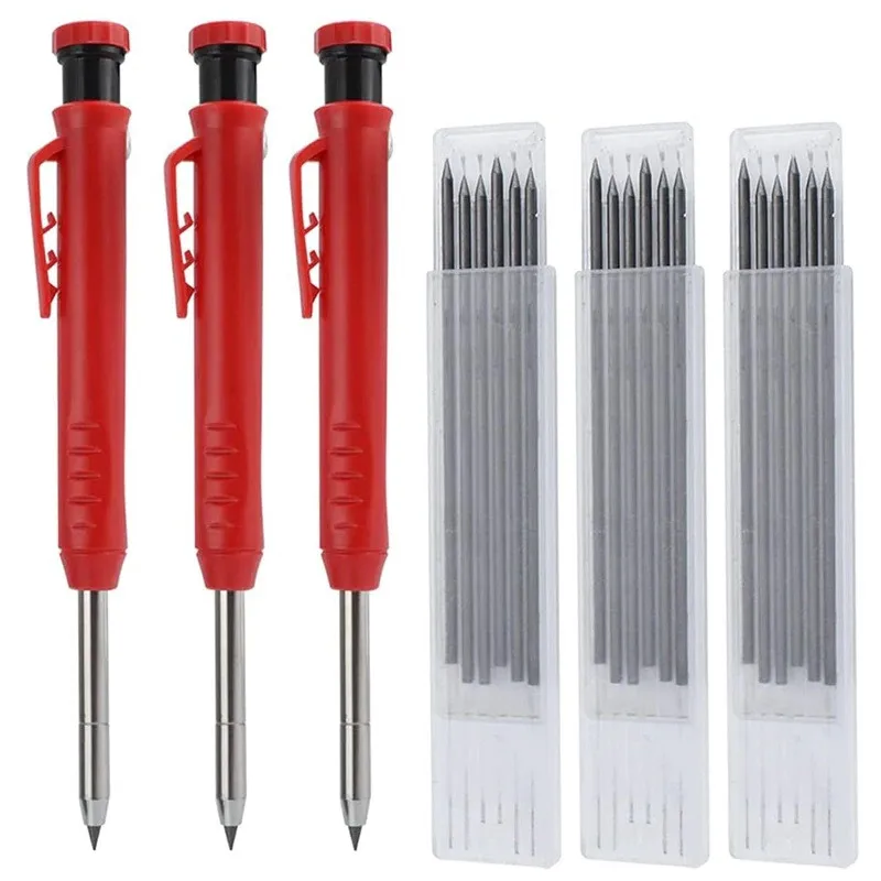 Woodworking Pen Black Refill Carpenter Solid Pencils With Built-in Pencil Sharpener For Woodworking Pencils
Woodworking Pen Black Refill Carpenter Solid Pencils With Built-in Pencil Sharpener For Woodworking Pencils