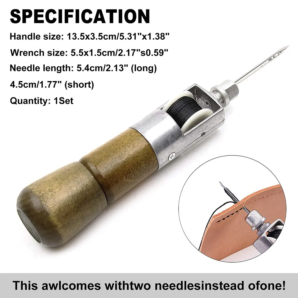 Sewing Awl Tools Kit Speedy Stitcher Leather Sail & Canvas Repair DIY Handmade For Leathercraft Accessories Wholesale
Sewing Awl Tools Kit Speedy Stitcher Leather Sail & Canvas Repair DIY Handmade For Leathercraft Accessories Wholesale