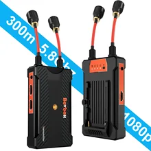 5.8GHz Wireless HDMI Extender 300m Video Transmitter Receiver Support NP F970 Battery for DSLR Camera PS4 PC Live To TV Monitor