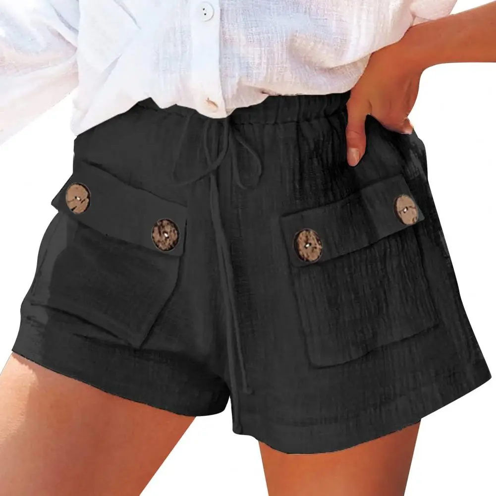 Women's Shorts Hot Summer Beach Casual Cotton Linen Basic Shorts High Waist Elastic Waist Flap Pockets Wide Leg Short Pants
Women's Shorts Hot Summer Beach Casual Cotton Linen Basic Shorts High Waist Elastic Waist Flap Pockets Wide Leg Short Pants