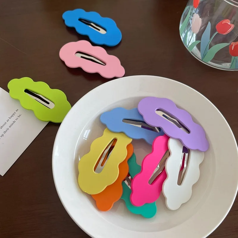 Girl Heart Candy Color Wave Hairpin BB Clip Cute Bangs Clip Sweet Hairpin Side Clip Japanese and Korean Head Hair Accessories
Girl Heart Candy Color Wave Hairpin BB Clip Cute Bangs Clip Sweet Hairpin Side Clip Japanese and Korean Head Hair Accessories
