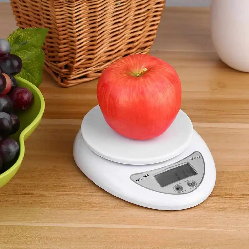 5kg / 1g Portable Digital Scale LED Electronic Scale Food Measurement Weight Battery Powered Measurement Weight Kitchen Gadget
5kg / 1g Portable Digital Scale LED Electronic Scale Food Measurement Weight Battery Powered Measurement Weight Kitchen Gadget