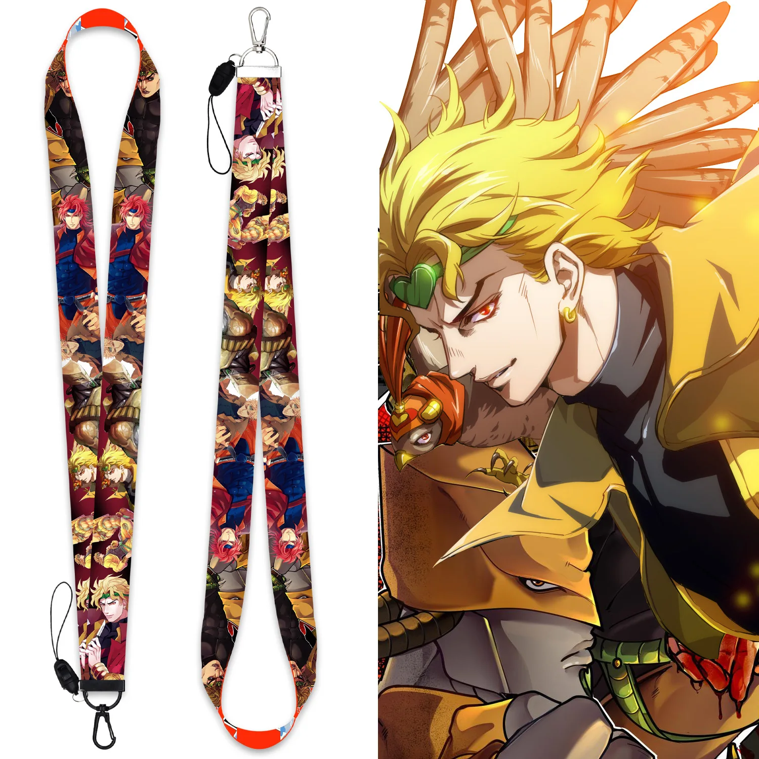 JOJO's Bizarre Adventure Japanese Anime Peripheral Identity Pass Mobile Phone Lanyard Car Keychain Ladies Jewelry Men's Gift
JOJO's Bizarre Adventure Japanese Anime Peripheral Identity Pass Mobile Phone Lanyard Car Keychain Ladies Jewelry Men's Gift