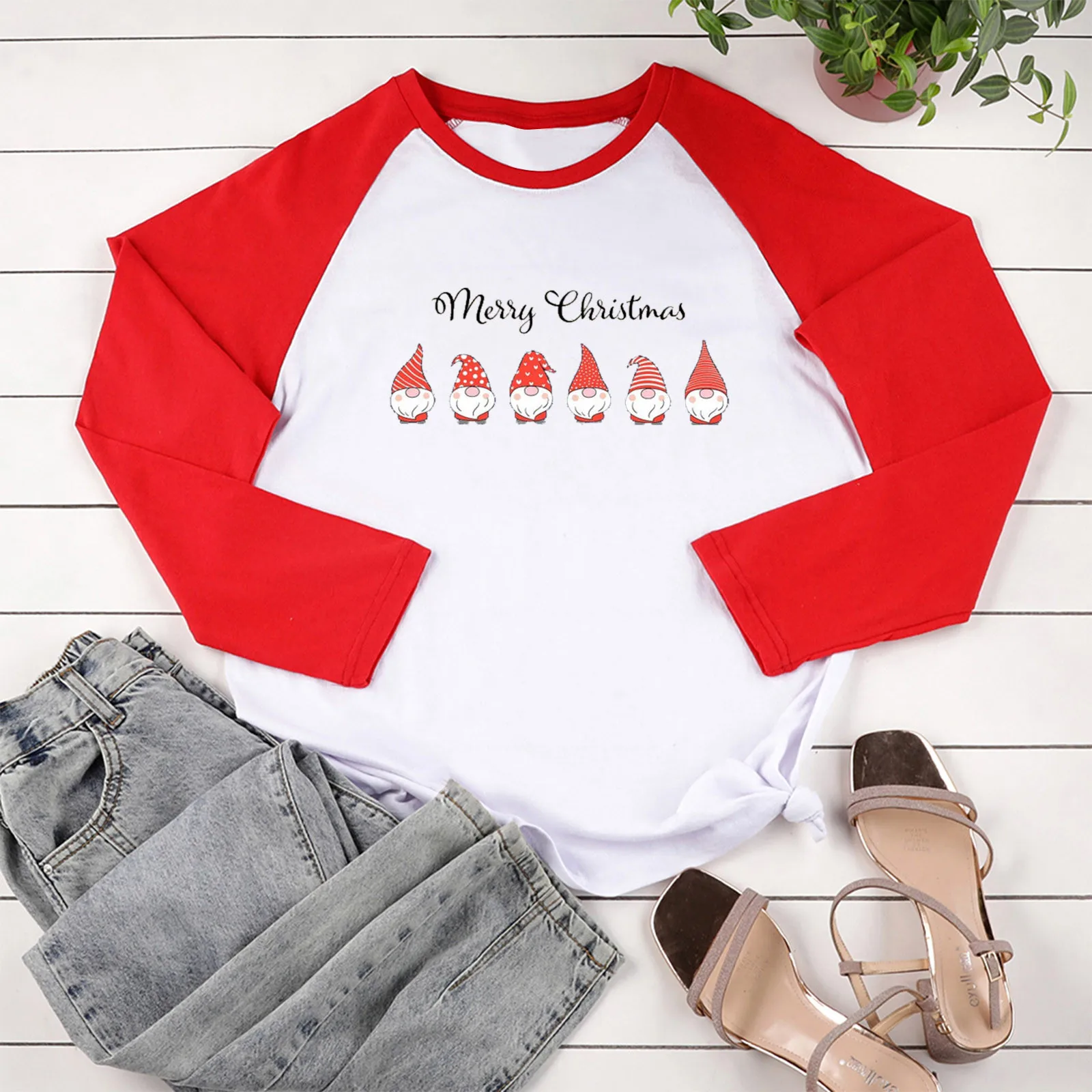 Womens Christmas Print Long Sleeve Raglan Sleeve Colorblock TShirt Top T Shirt Women Plain
Womens Christmas Print Long Sleeve Raglan Sleeve Colorblock TShirt Top T Shirt Women Plain