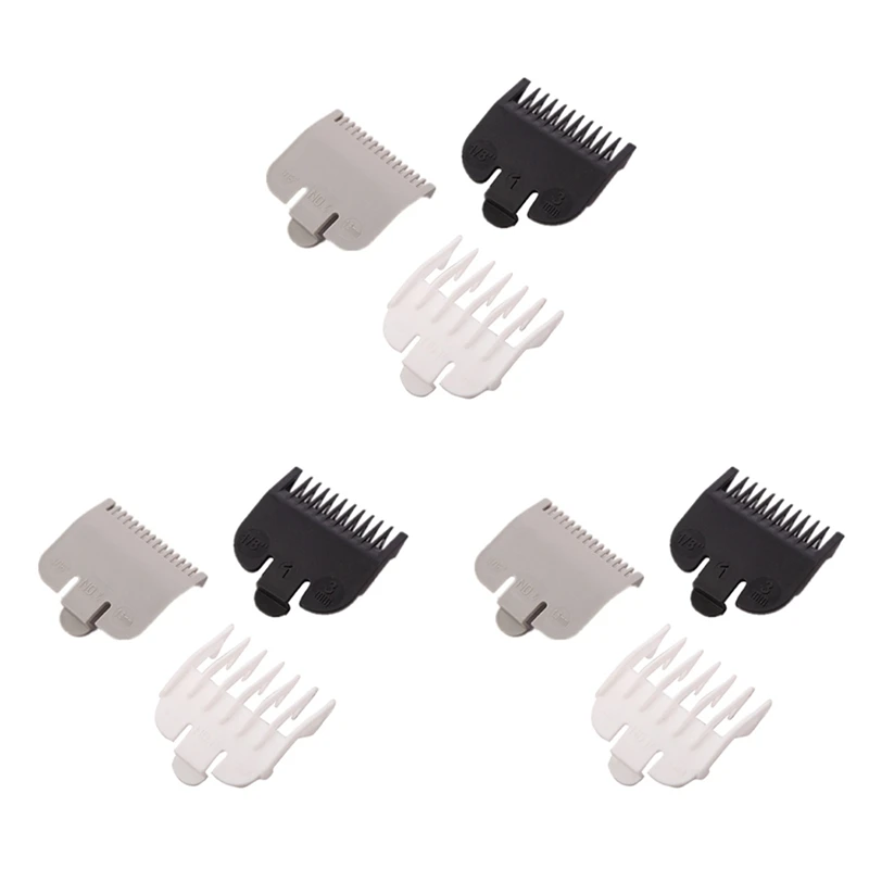 9 Pieces Of Universal Hair Clipper Limit Comb Limit Comb Haircut Tools Electric Clipper Caliper 1.5Mm / 3Mm / 4.5Mm
9 Pieces Of Universal Hair Clipper Limit Comb Limit Comb Haircut Tools Electric Clipper Caliper 1.5Mm / 3Mm / 4.5Mm