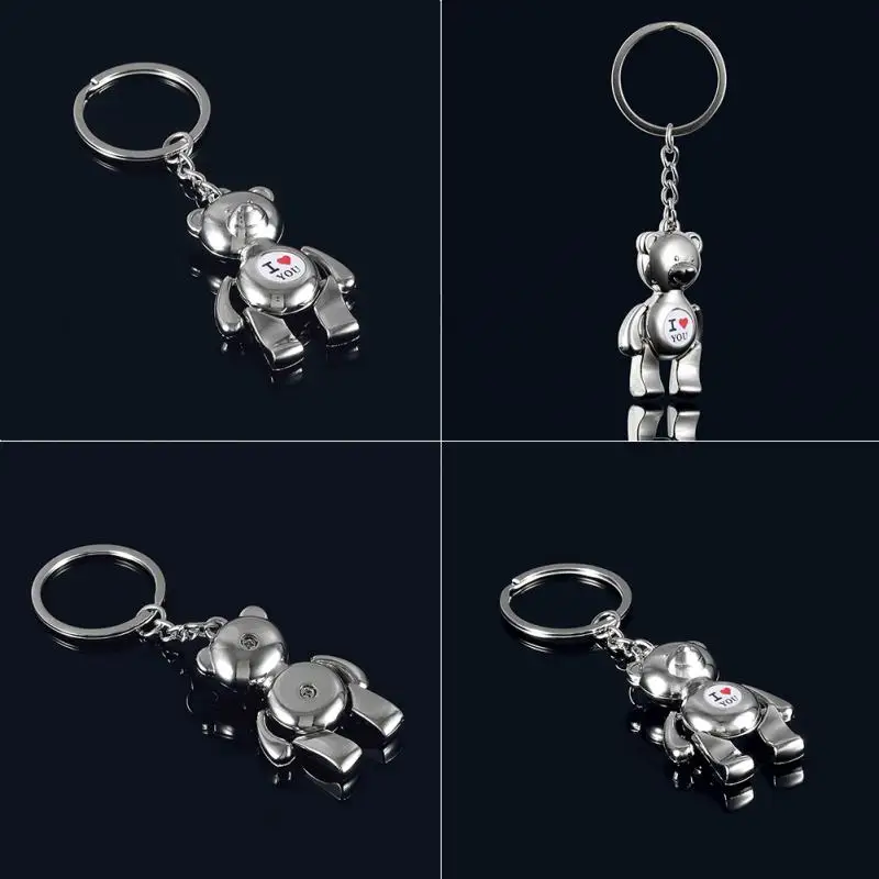Cartoon Bear Car Keychain Cute Bag Charm Holder Cartoon Alloy Metal Key Chain I Love You Keyring Keyfob Gift For Lovers Friend 
Cartoon Bear Car Keychain Cute Bag Charm Holder Cartoon Alloy Metal Key Chain I Love You Keyring Keyfob Gift For Lovers Friend