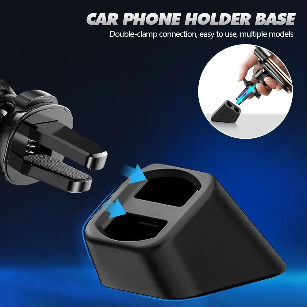 Car Phone Holder Base Mobile Phone Stand Bottom Portable Clip Base Air Vent Stand Dashboard Mount Base Anti-skid Double-clamp
Car Phone Holder Base Mobile Phone Stand Bottom Portable Clip Base Air Vent Stand Dashboard Mount Base Anti-skid Double-clamp