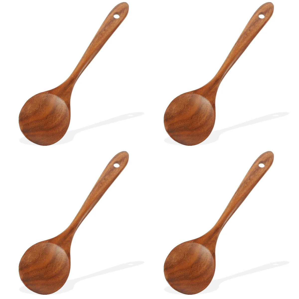 4x Mixing Spoon Teak Spoon Spoons For Cooking Spoon For Cooking for Dinner Cook Soup Kitchen 
4x Mixing Spoon Teak Spoon Spoons For Cooking Spoon For Cooking for Dinner Cook Soup Kitchen