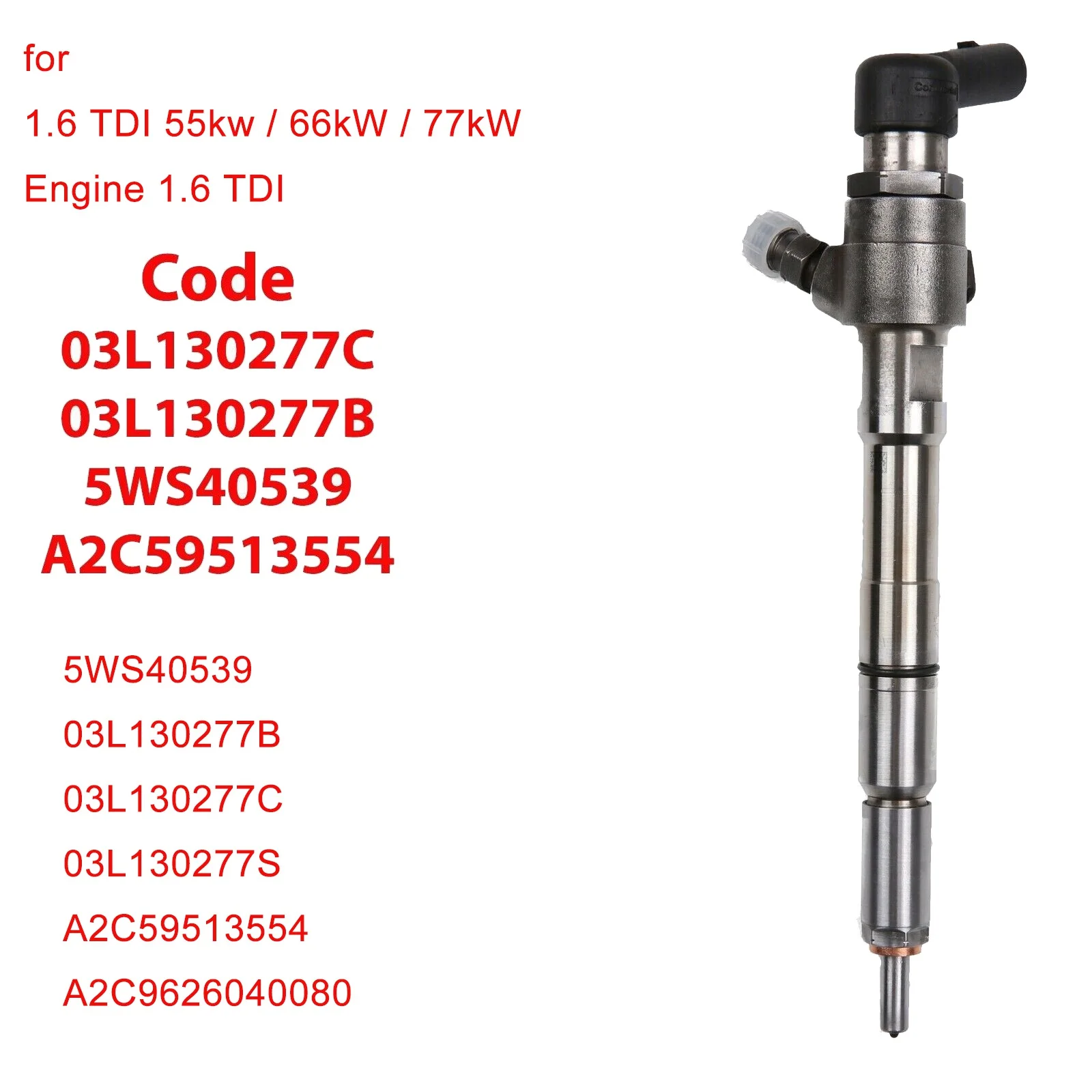 4 шт. новая форсунка дизельного топлива для VW Audi Seat Skoda 1,6 TDI 03L130277B CAYA CAYB A2C9626040080 A2C59513554
4 шт. новая форсунка дизельного топлива для VW Audi Seat Skoda 1,6 TDI 03L130277B CAYA CAYB A2C9626040080 A2C59513554