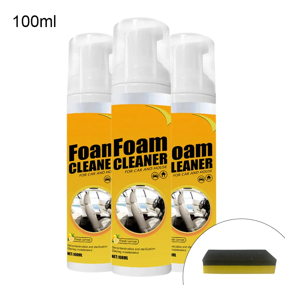 100ML Multi-Purpose Foam Cleaner Rust Remover cleaning Multi-Functional Car House Seat Interior Auto Accessories
100ML Multi-Purpose Foam Cleaner Rust Remover cleaning Multi-Functional Car House Seat Interior Auto Accessories