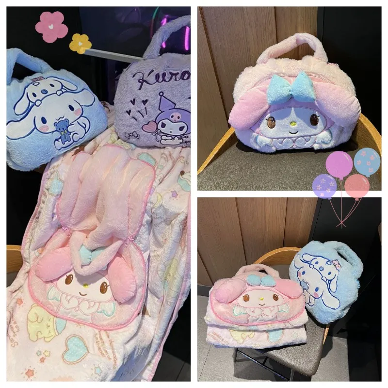 Sanrios Kuromi Cinnamoroll My Melody Anime Cute Cartoon Plush Blanket Office Nap Blanket Foldable Hand Carry Soft Comfortable
Sanrios Kuromi Cinnamoroll My Melody Anime Cute Cartoon Plush Blanket Office Nap Blanket Foldable Hand Carry Soft Comfortable