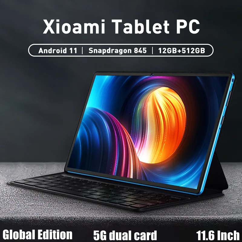 2022 New Global Version Tablet Android 11.0 12GB+512GB Snapdragon 845 Tablets PC 5G Dual SIM Card or WIFI HD 4K Mi Pad Pro Tab
2022 New Global Version Tablet Android 11.0 12GB+512GB Snapdragon 845 Tablets PC 5G Dual SIM Card or WIFI HD 4K Mi Pad Pro Tab