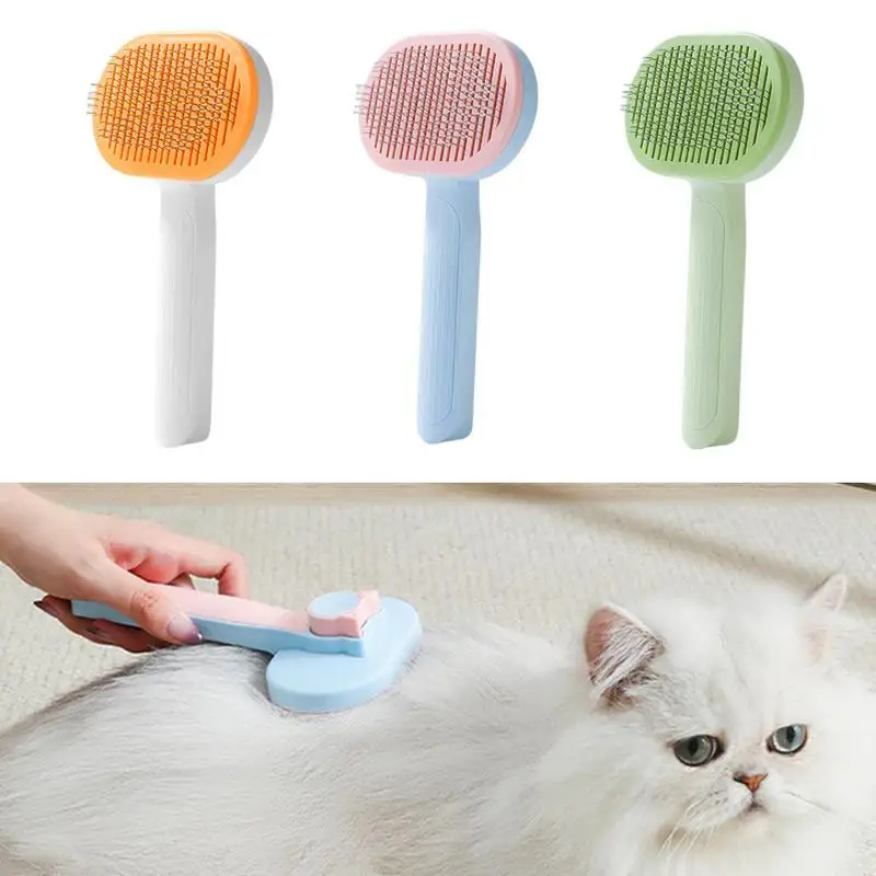 Cat Brush Self Cleaning Dog And Cat Hair Beauty Slicker Pet Dematting Comb Cats Shedding Shedding Flying Hair Dog Grooming Tool
Cat Brush Self Cleaning Dog And Cat Hair Beauty Slicker Pet Dematting Comb Cats Shedding Shedding Flying Hair Dog Grooming Tool