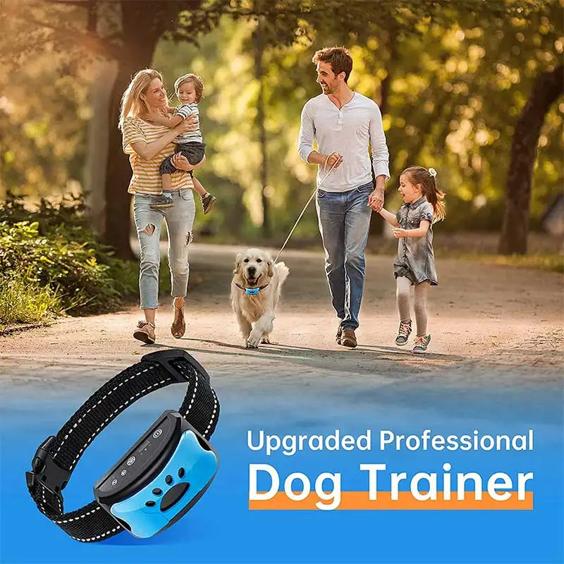 Anti Dog Bark Collar, Humane No Shock Anti Barking Device USB Electric Ultrasonic Dogs Training Collar
Anti Dog Bark Collar, Humane No Shock Anti Barking Device USB Electric Ultrasonic Dogs Training Collar