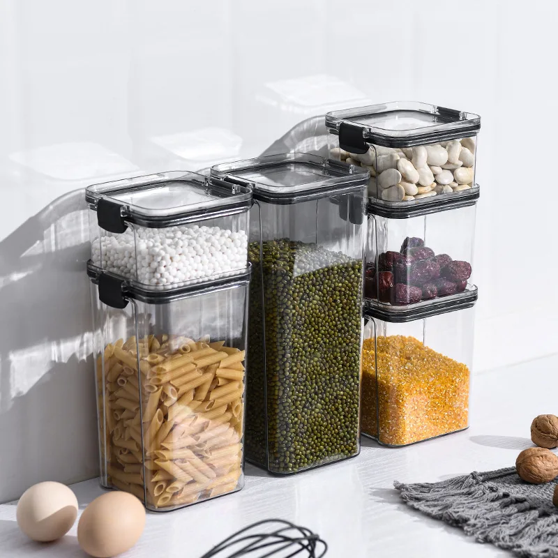 Зернистость для пищевых продуктов, пластиковый контейнер для хранения, контейнер для сухого хозяйства, герметичный, прозрачный контейнер д...
Зернистость для пищевых продуктов, пластиковый контейнер для хранения, контейнер для сухого хозяйства, герметичный, прозрачный контейнер д...