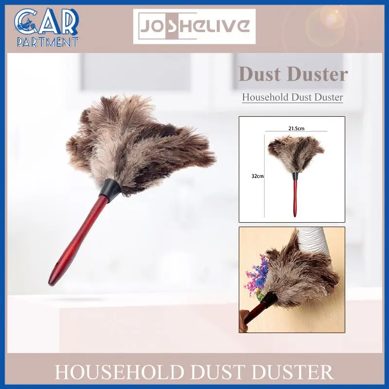 With Wood Long Handle Ostrich Duster Electrostatic Portable Wood Handle Brush Anti-static Feather Dusters Dust Cleaning Tool
With Wood Long Handle Ostrich Duster Electrostatic Portable Wood Handle Brush Anti-static Feather Dusters Dust Cleaning Tool