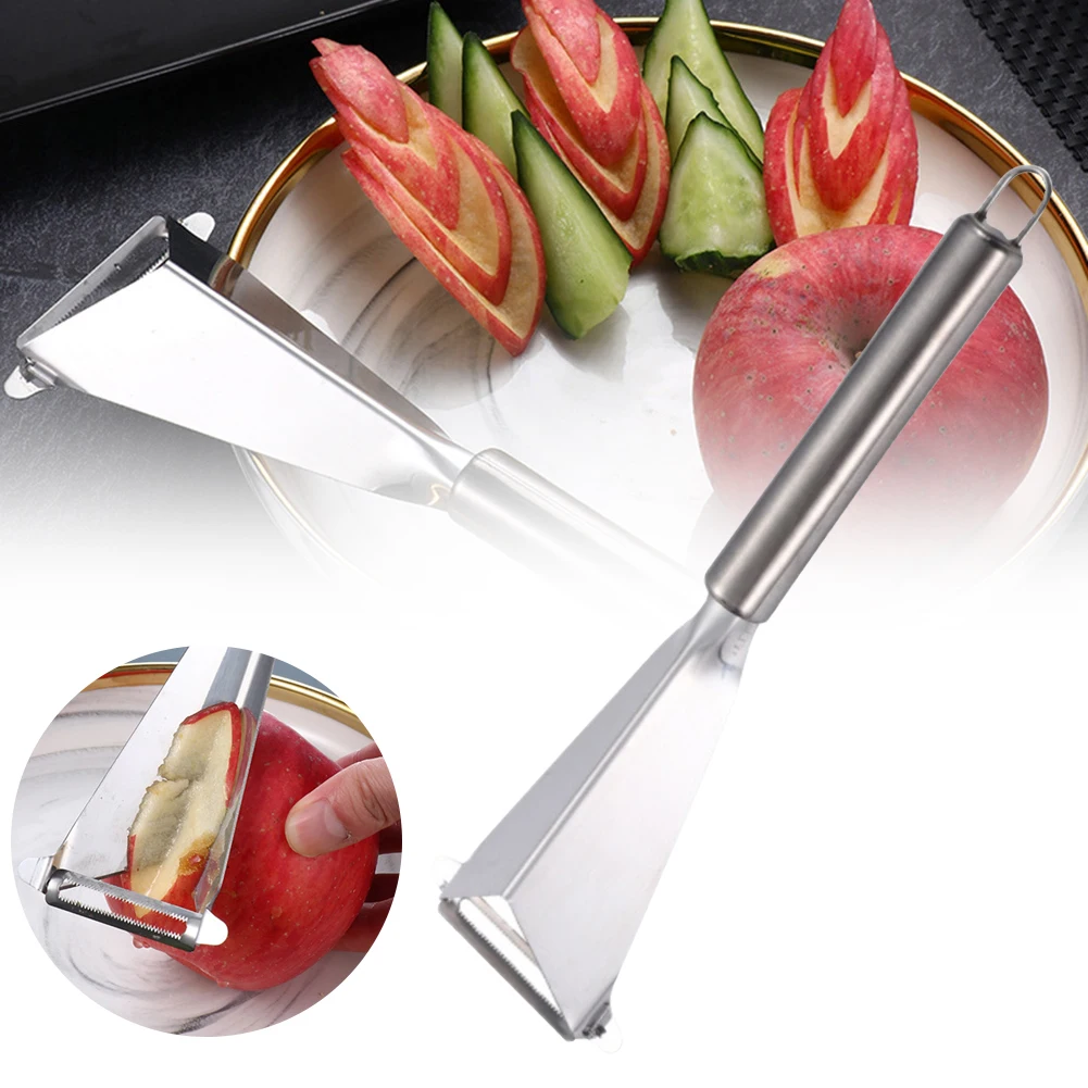 Stainless Steel Fruit Carving Knife Triangular Shape Vegetable Knife Slicer Fruit Platter Non-slip Carving Blade Kitchen Tool
Stainless Steel Fruit Carving Knife Triangular Shape Vegetable Knife Slicer Fruit Platter Non-slip Carving Blade Kitchen Tool