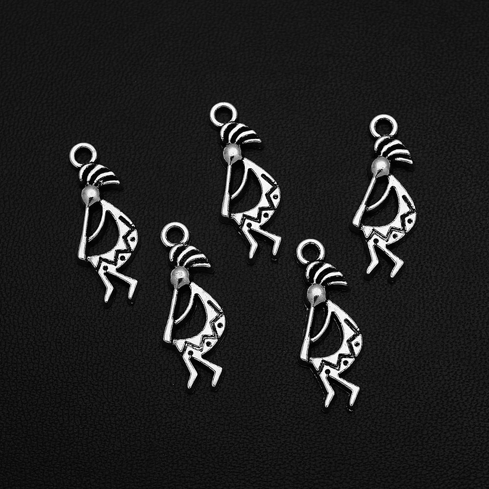 20pcs/Lots 10x25mm Antique Silver Plated Kokopelli Charms Rain God Pendants For Diy Necklaces fashion jewellery making supplies
20pcs/Lots 10x25mm Antique Silver Plated Kokopelli Charms Rain God Pendants For Diy Necklaces fashion jewellery making supplies