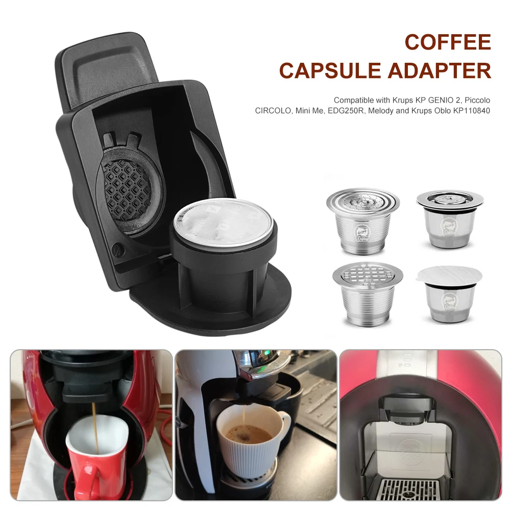 Capsule Adapter For Nespresso Original Capsules Convert To A Holder Compatible With Dolce Gusto Coffee Maker Coffee Accessory
Capsule Adapter For Nespresso Original Capsules Convert To A Holder Compatible With Dolce Gusto Coffee Maker Coffee Accessory