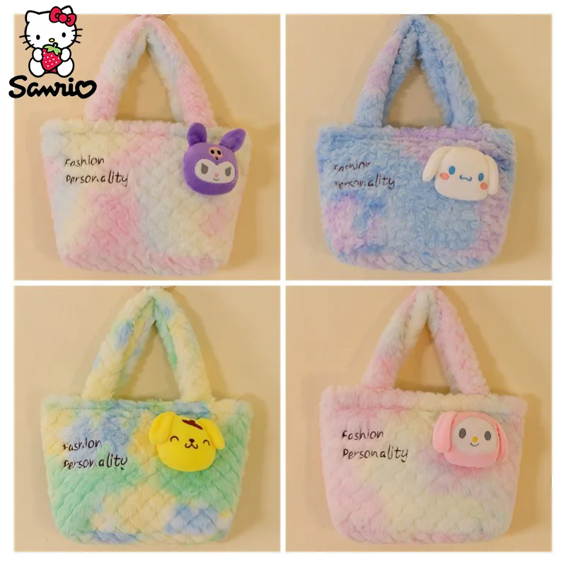 Sanrio Plush Bag Cinnamoroll Shoulder Bag Kuromi Makeup Handbag My Melody Backpack Plushies Pouch Women Christmas Gift Girl Toy
Sanrio Plush Bag Cinnamoroll Shoulder Bag Kuromi Makeup Handbag My Melody Backpack Plushies Pouch Women Christmas Gift Girl Toy