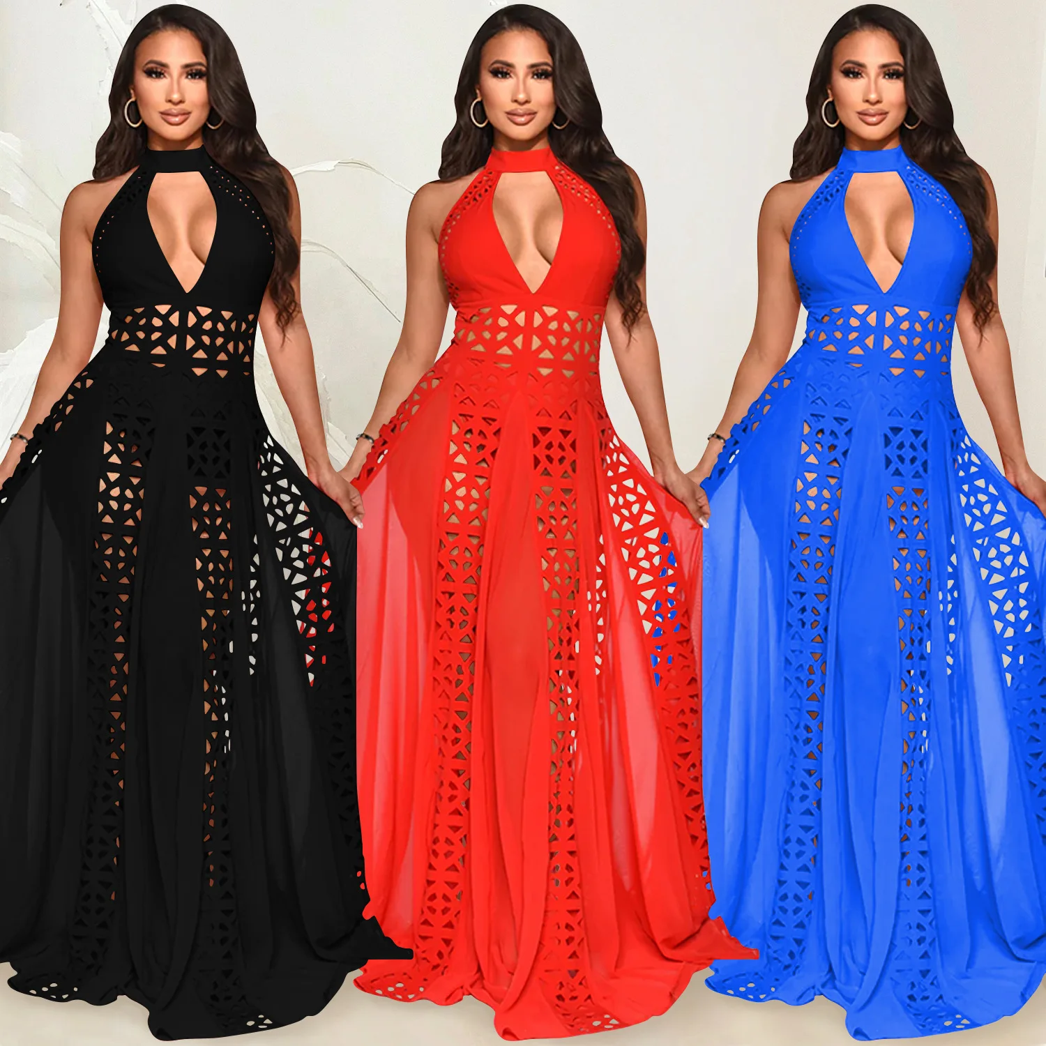 Women Fashion Dress Business Dinner Elegant Retro Summer O-neck Openwork High Waist Perspective Dress Vestidos Strawberry Dress
Women Fashion Dress Business Dinner Elegant Retro Summer O-neck Openwork High Waist Perspective Dress Vestidos Strawberry Dress