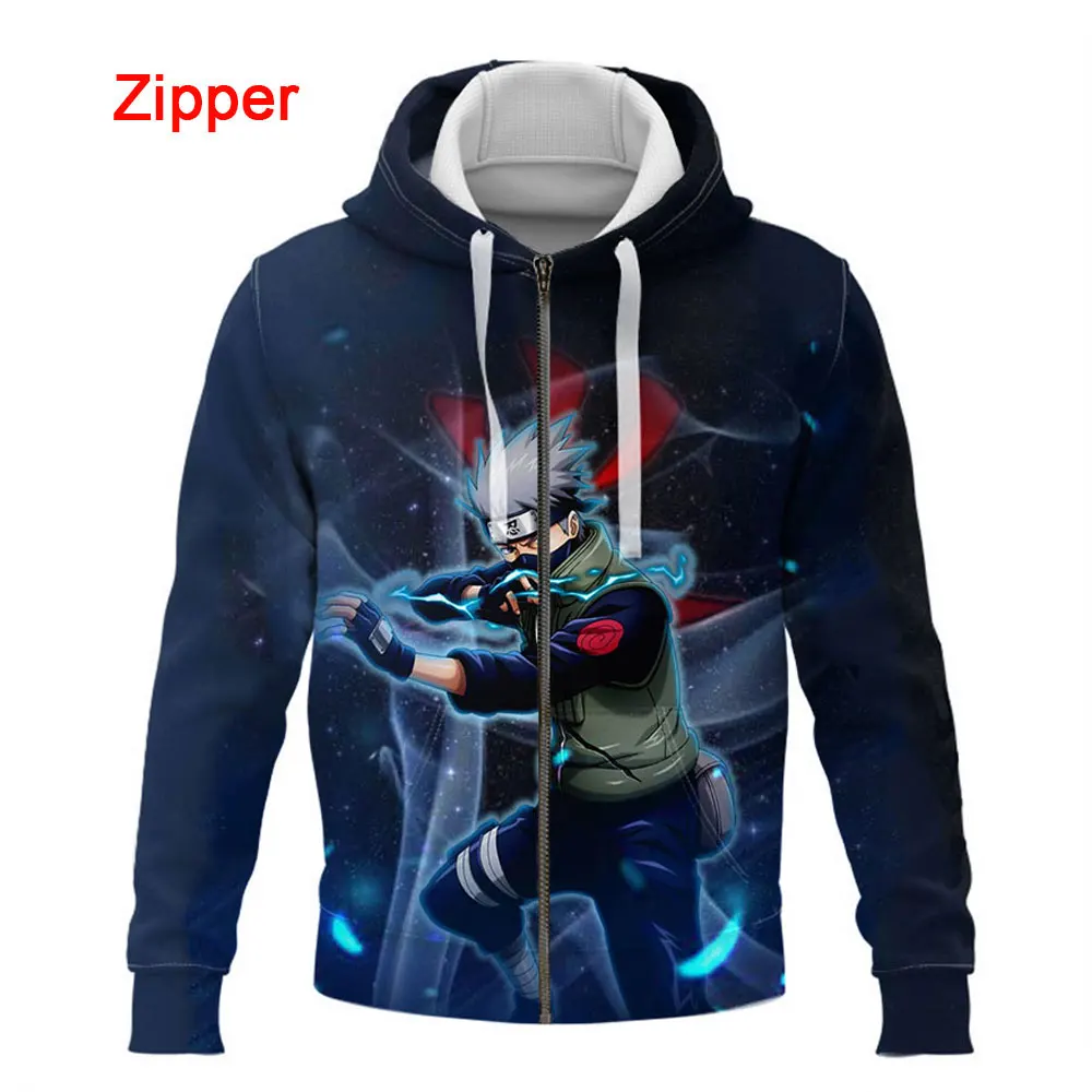 Men's Zip Hoodie New Fashion Bandai Naruto Kakashi 3D Print Boy Girl Kids Tracksuit Jacket Cartoon Anime Women Sweatshirts 6XL
Men's Zip Hoodie New Fashion Bandai Naruto Kakashi 3D Print Boy Girl Kids Tracksuit Jacket Cartoon Anime Women Sweatshirts 6XL