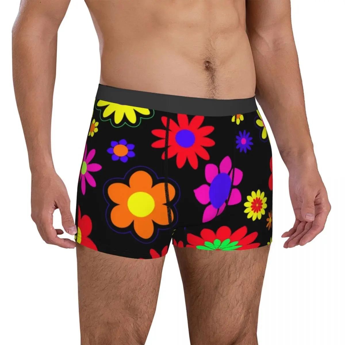 Flower Power Pattern Underwear Retro Hippie 60s Funny Underpants Sublimation Shorts Briefs 3D Pouch Men Plus Size Trunk
Flower Power Pattern Underwear Retro Hippie 60s Funny Underpants Sublimation Shorts Briefs 3D Pouch Men Plus Size Trunk