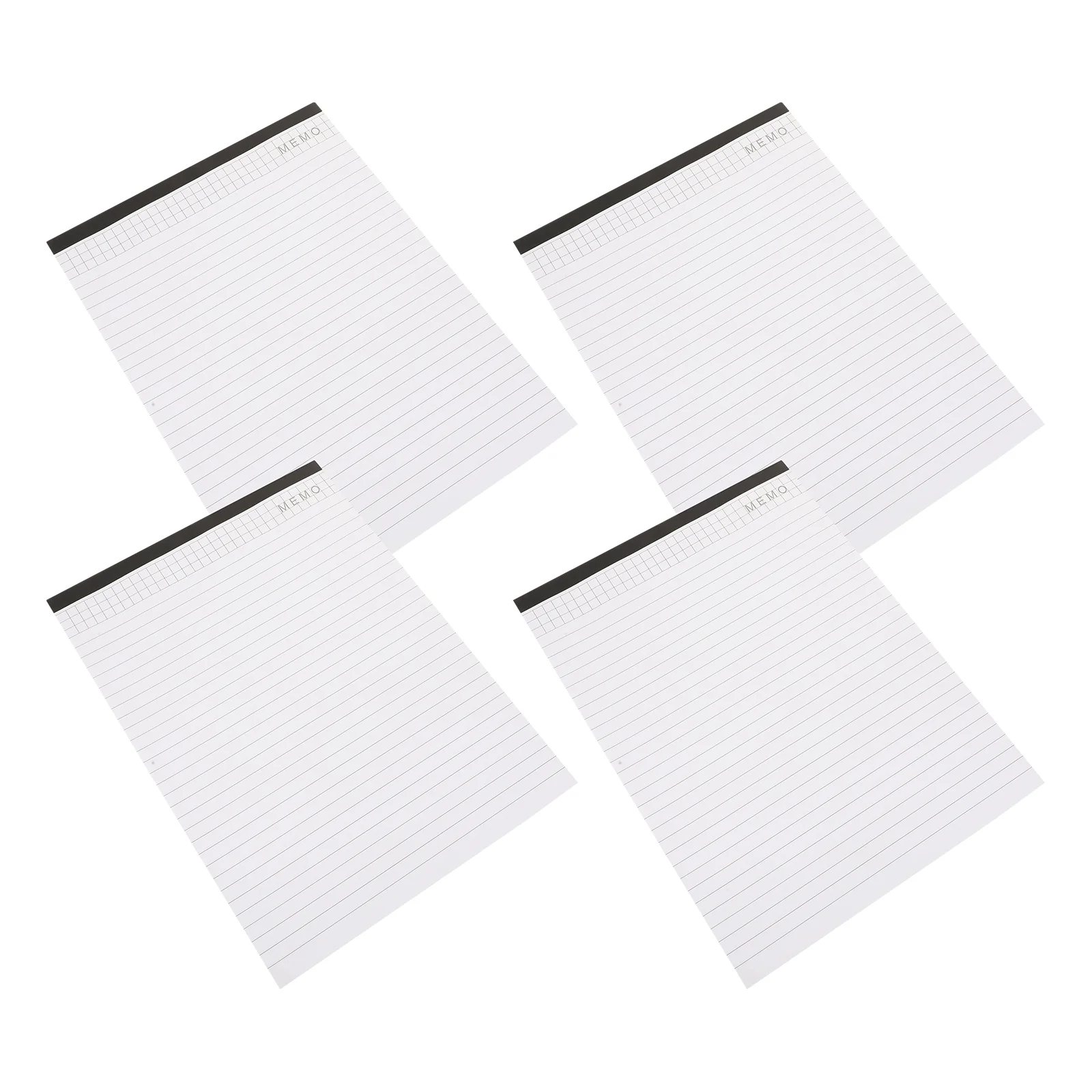 

85x11 Writing Note Pads Legal/ Wide Ruled Tearable Multipurpose Memo with 50 Sheets ( White Pads of 4 Pack )