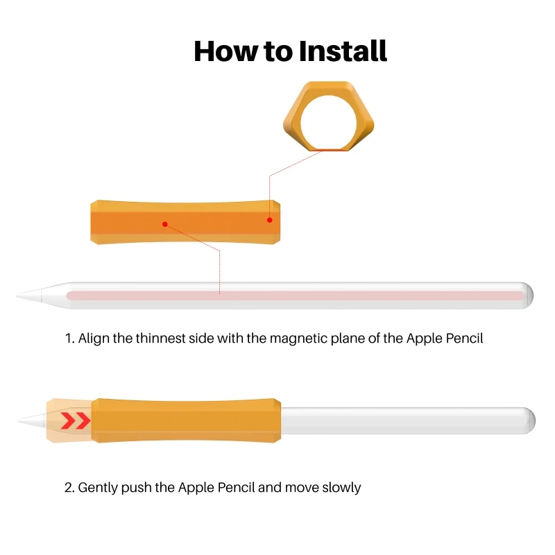 Новый нескользящий защитный чехол с ручкой Подходит для Apple Pencil поколения 1/2 силиконовый удобный в удержании защитный чехол с ручкой
Новый нескользящий защитный чехол с ручкой Подходит для Apple Pencil поколения 1/2 силиконовый удобный в удержании защитный чехол с ручкой