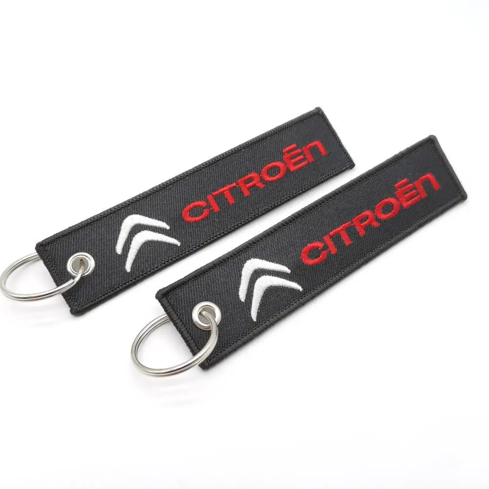 Citroen High-Quality Modification Culture Keychain Original Embroidered Nylon Cloth Strips Key Ring for Citroen Car Pendant Gift
Citroen High-Quality Modification Culture Keychain Original Embroidered Nylon Cloth Strips Key Ring for Citroen Car Pendant Gift
