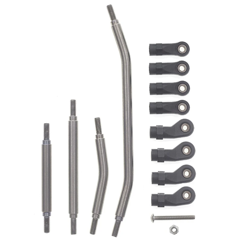 6Mm Stainless Steel Metal M4 Steering Link Rod Linkage Kit for Redcat GEN8 1/10 RC Crawler Car Upgrade Parts
6Mm Stainless Steel Metal M4 Steering Link Rod Linkage Kit for Redcat GEN8 1/10 RC Crawler Car Upgrade Parts