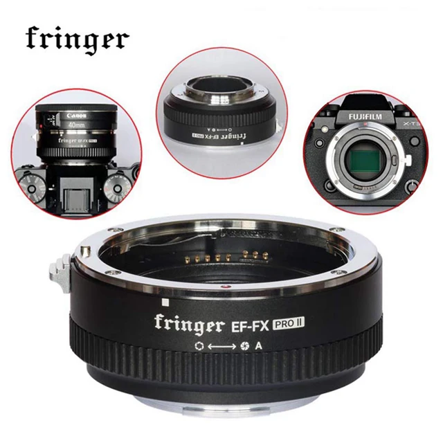 

EF-FX PRO II Auto Focus Adapter with Built-in Electronic Aperture for Canon Tamron Sigma Lens to Fujifilm FX Cameras