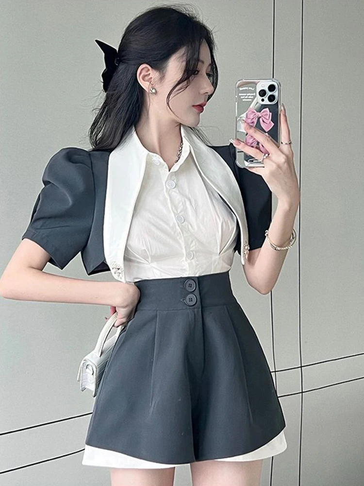 High Street Small Fragrance Two Piece Pant Set Korean Fashion Jacket Coat + Short Suits French Elegant 2 Piece Sets Women Outfit
High Street Small Fragrance Two Piece Pant Set Korean Fashion Jacket Coat + Short Suits French Elegant 2 Piece Sets Women Outfit