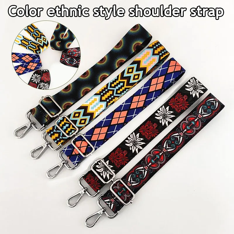 Ethnic Style Bag Strap Women Handbag Belt Wide Shoulder Crossbody Bag Strap Replacement Strap Bag Part Adjustable Belt Accessory
Ethnic Style Bag Strap Women Handbag Belt Wide Shoulder Crossbody Bag Strap Replacement Strap Bag Part Adjustable Belt Accessory