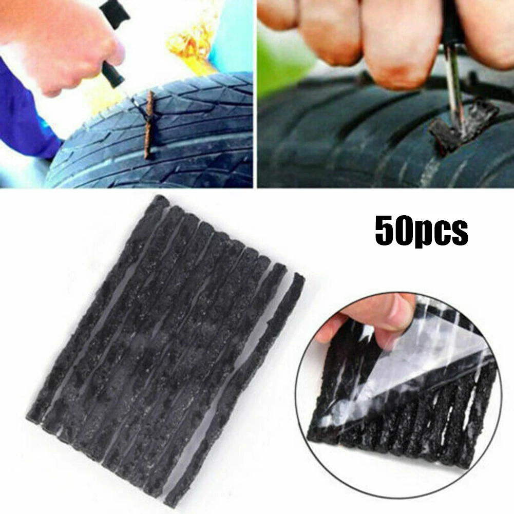 50Pcs Vacuum Tire Tire Repair Strip Black 100mmx3.5mm Tire Repair Beef Tendon Car And Motorcycle Quick Tire Repair Tool
50Pcs Vacuum Tire Tire Repair Strip Black 100mmx3.5mm Tire Repair Beef Tendon Car And Motorcycle Quick Tire Repair Tool