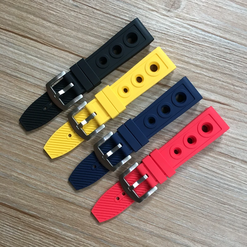 Soft Silicone Rubber Watch band 22mm 24mm Black Blue Red Yellow Watch Strap For Breitling Rubber Watch Strap navitimer avenger
Soft Silicone Rubber Watch band 22mm 24mm Black Blue Red Yellow Watch Strap For Breitling Rubber Watch Strap navitimer avenger