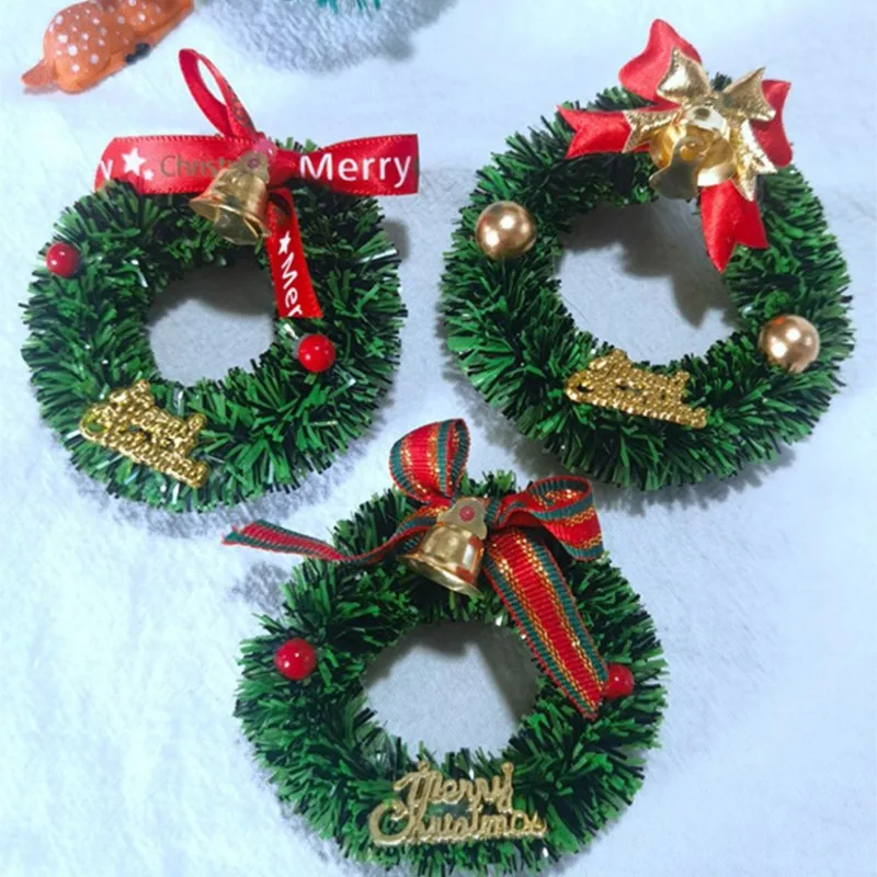 1pc Dollhouse Miniature Christmas Garland Wreath Mini Xmas Wreath Model Doll House Decor Accessories
1pc Dollhouse Miniature Christmas Garland Wreath Mini Xmas Wreath Model Doll House Decor Accessories