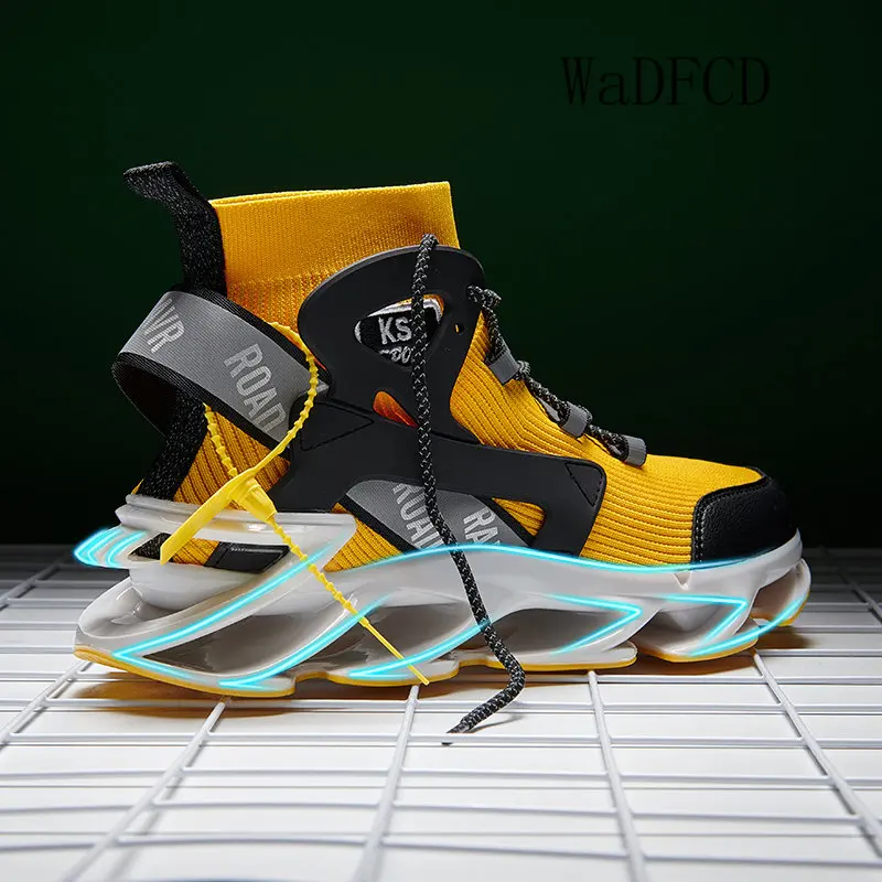 Chunky Sneakers Plus Size 45 46 Men Blade Sole Running Shoes Fashion Casual Mesh Breathable Height Increased Platform Sock Shoes
Chunky Sneakers Plus Size 45 46 Men Blade Sole Running Shoes Fashion Casual Mesh Breathable Height Increased Platform Sock Shoes