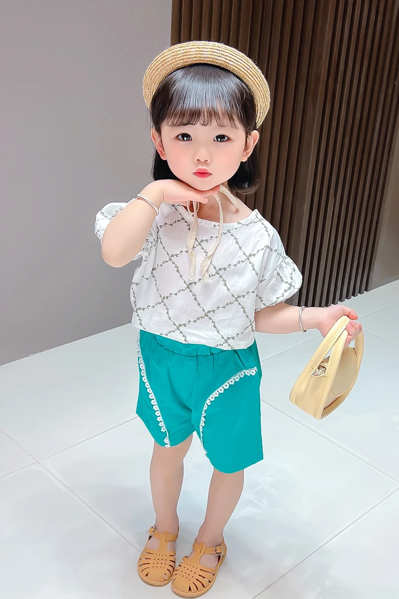 JL-babyclotheslergirl, одежда для маленьких девочек, летний костюм с шортами с коротким рукавом, рубашка с принтом, повседневные шорты, костюм из двух ...
JL-babyclotheslergirl, одежда для маленьких девочек, летний костюм с шортами с коротким рукавом, рубашка с принтом, повседневные шорты, костюм из двух ...