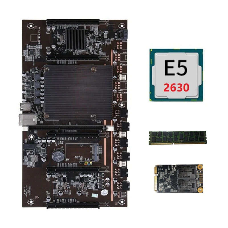 Материнская плата для майнинга BTC X79 H61 5X PCI-E 8X, поддержка 3060 3070 3080 GPU с E5 2630 RECC 4 ГБ DDR3 ПАМЯТЬ 120G SSD
Материнская плата для майнинга BTC X79 H61 5X PCI-E 8X, поддержка 3060 3070 3080 GPU с E5 2630 RECC 4 ГБ DDR3 ПАМЯТЬ 120G SSD