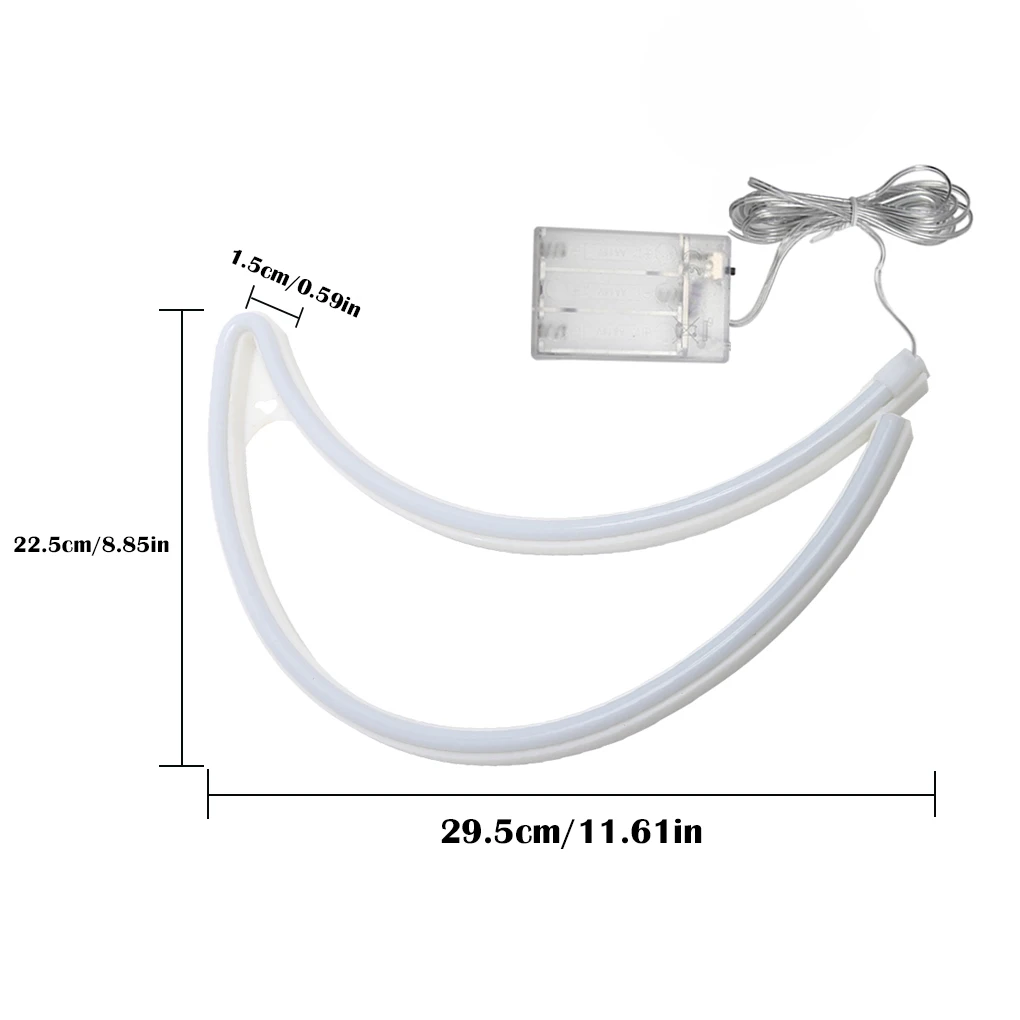 Декоративная акриловая лампа в форме полумесяца
Декоративная акриловая лампа в форме полумесяца