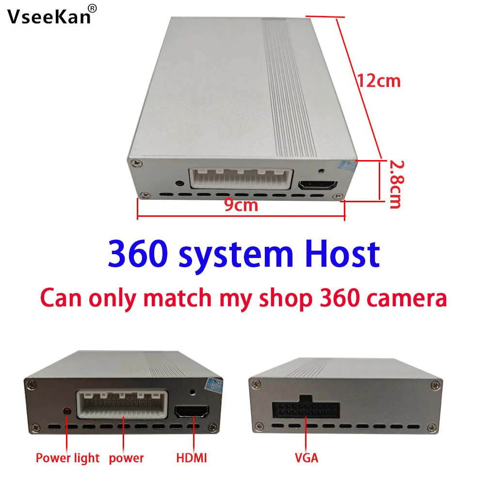 Автомобильный хост системы 360, возможность подходит только для камеры моего магазина, для других камер магазина, пожалуйста, обратитесь в службу поддержки клиентов.
Автомобильный хост системы 360, возможность подходит только для камеры моего магазина, для других камер магазина, пожалуйста, обратитесь в службу поддержки клиентов.