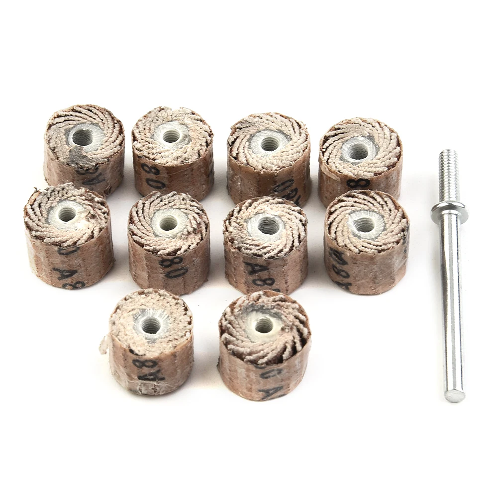 10pcs 80-600# Sanding Flap Wheel Disc Abrasive Grinding Wheels Dremel Accessories Sandpaper Polishing Tool 3mm Shank For Drill
10pcs 80-600# Sanding Flap Wheel Disc Abrasive Grinding Wheels Dremel Accessories Sandpaper Polishing Tool 3mm Shank For Drill